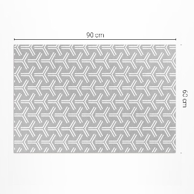 Tapis vinyle d’extérieur Motif décoratif régulier
