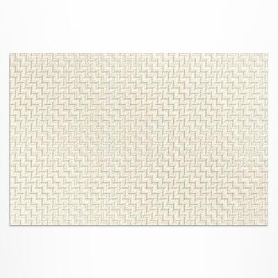 Tapis vinyle d’extérieur Parquet fin à chevrons minimaliste