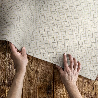 Tapis vinyle d’extérieur Parquet fin à chevrons minimaliste