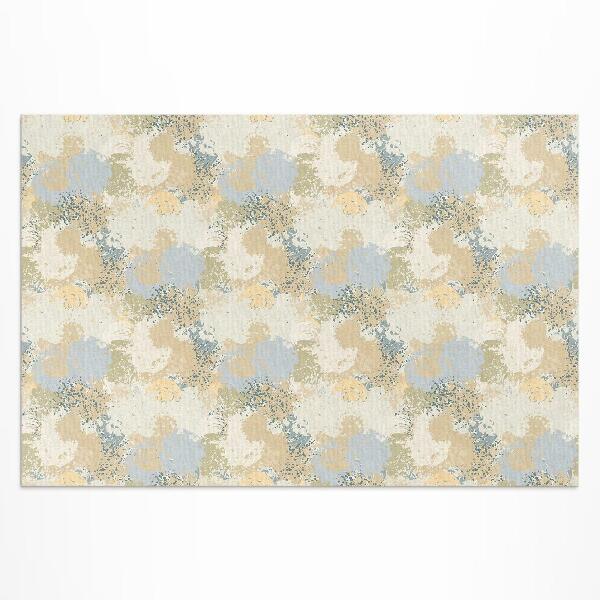 Tapis vinyle d’extérieur Taches peintes abstraites et délicates