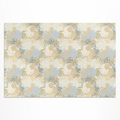 Tapis vinyle d’extérieur Taches peintes abstraites et délicates