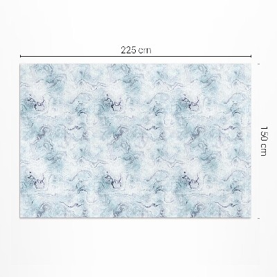 Tapis vinyle d’extérieur Encre renversée, abstraction élégante