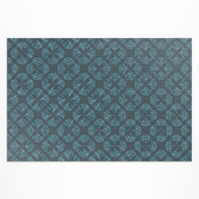 Tapis vinyle d’extérieur Motif géométrique de trèfle à quatre feuilles