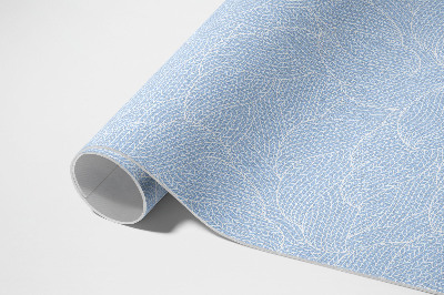 Tapis vinyle d’extérieur Motif de feuilles minimaliste à la mode