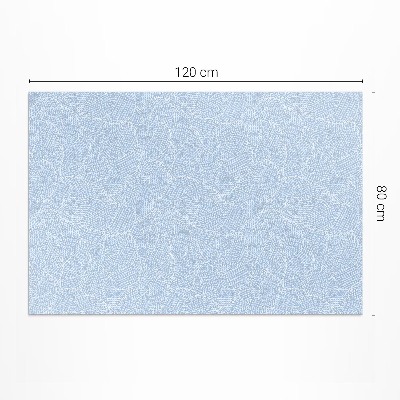 Tapis vinyle d’extérieur Motif de feuilles minimaliste à la mode