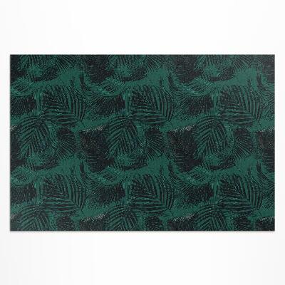 Tapis vinyle d’extérieur Feuilles de jungle tropicale