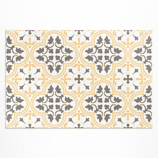 Tapis vinyle d’extérieur Carreaux portugais de style estival