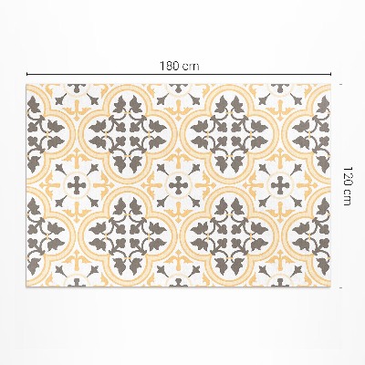 Tapis vinyle d’extérieur Carreaux portugais de style estival