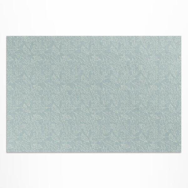 Tapis vinyle d’extérieur Feuilles de noyer subtiles de style bohème