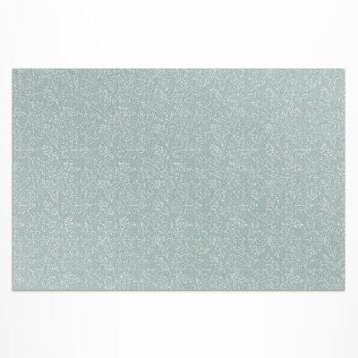 Tapis vinyle d’extérieur Feuilles de noyer subtiles de style bohème