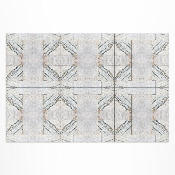 Tapis vinyle d’extérieur Carreaux de pierre décoratifs