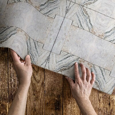 Tapis vinyle d’extérieur Carreaux de pierre décoratifs