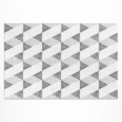 Tapis vinyle d’extérieur Carreaux de pierre géométriques