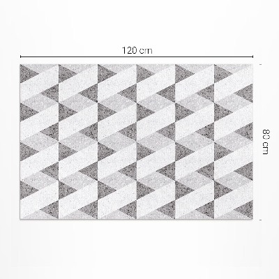 Tapis vinyle d’extérieur Carreaux de pierre géométriques