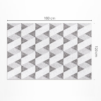 Tapis vinyle d’extérieur Carreaux de pierre géométriques