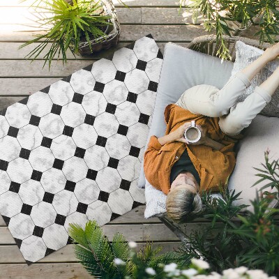 Tapis vinyle d’extérieur Modèles de carreaux de marbre à la mode