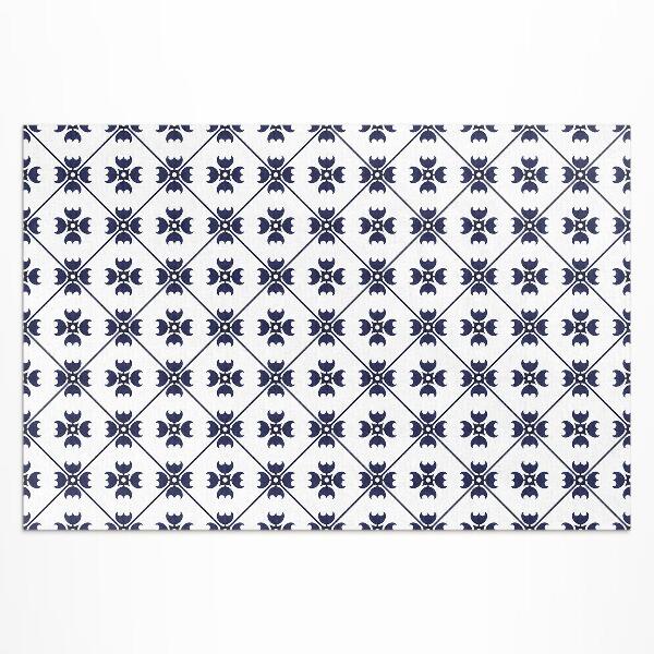 Tapis vinyle d’extérieur Carreaux décoratifs en mosaïque ornementale