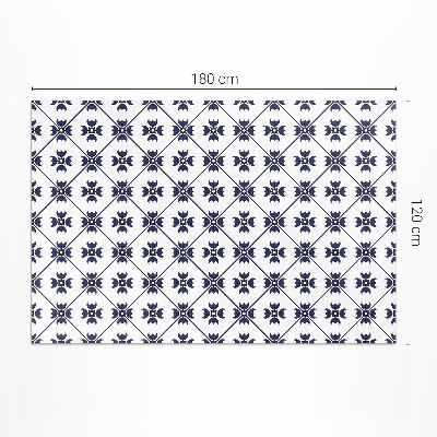 Tapis vinyle d’extérieur Carreaux décoratifs en mosaïque ornementale