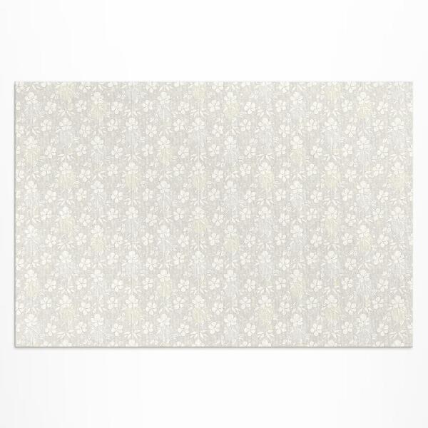 Tapis vinyle d’extérieur Petites fleurs bohèmes délicates des champs