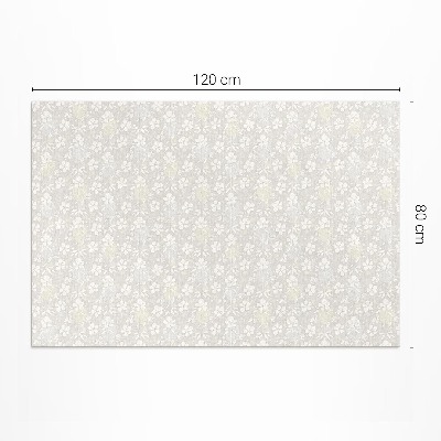 Tapis vinyle d’extérieur Petites fleurs bohèmes délicates des champs