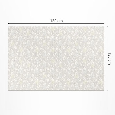 Tapis vinyle d’extérieur Petites fleurs bohèmes délicates des champs