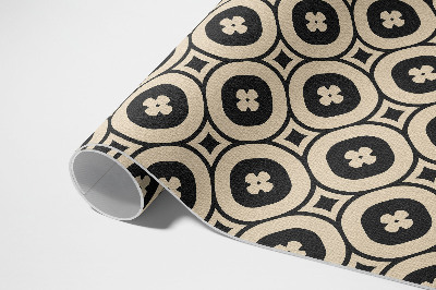 Tapis vinyle d’extérieur Motif de carreaux géométriques