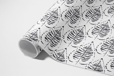 Tapis vinyle d’extérieur Motif régulier de feuilles bohèmes