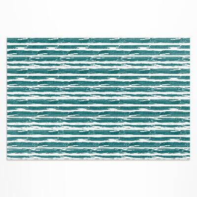 Tapis vinyle d’extérieur Motif abstrait peint avec des lignes