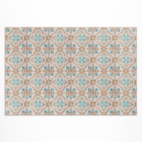 Tapis vinyle d’extérieur Belle mosaïque de conception antique