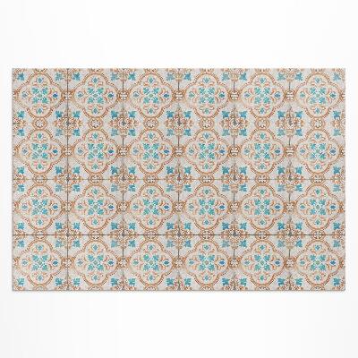 Tapis vinyle d’extérieur Belle mosaïque de conception antique