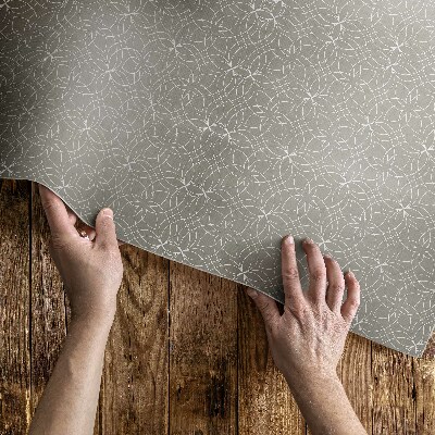 Tapis vinyle d’extérieur Motif à tissage circulaire fin