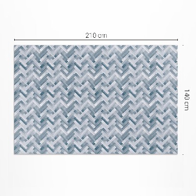 Tapis vinyle d’extérieur Parquet peint à motif à chevrons