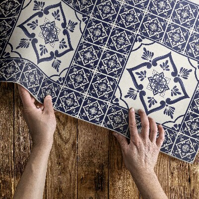 Tapis vinyle d’extérieur Carreaux décoratifs de style portugais