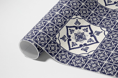 Tapis vinyle d’extérieur Carreaux décoratifs de style portugais