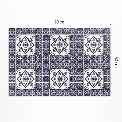 Tapis vinyle d’extérieur Carreaux décoratifs de style portugais