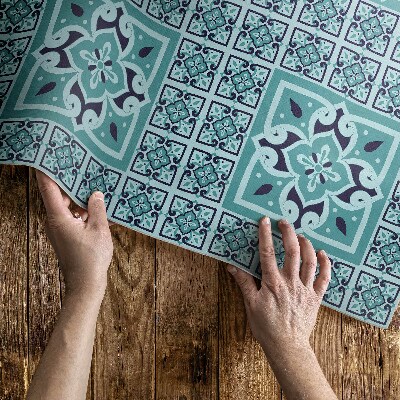 Tapis vinyle d’extérieur Carreaux décoratifs de style espagnol