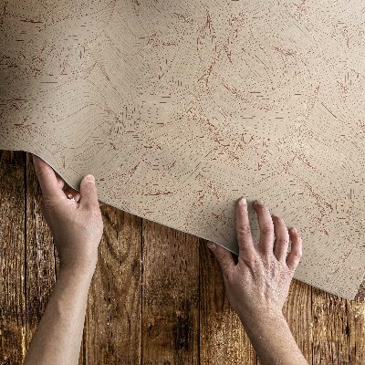 Tapis vinyle d’extérieur Feuilles d'automne linéaires de style bohème