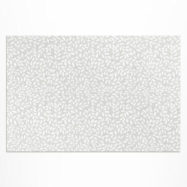 Tapis vinyle d’extérieur Petites branches, style bohème délicat