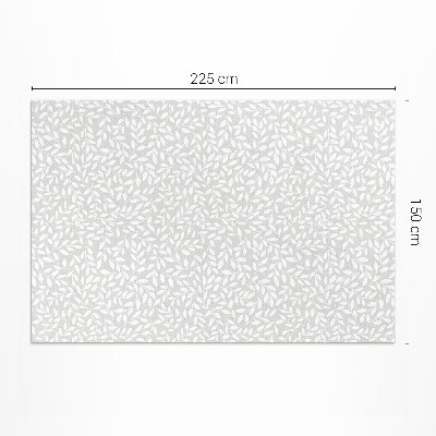 Tapis vinyle d’extérieur Petites branches, style bohème délicat