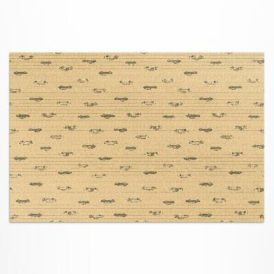 Tapis vinyle d’extérieur Vieilles voitures rétro vintage