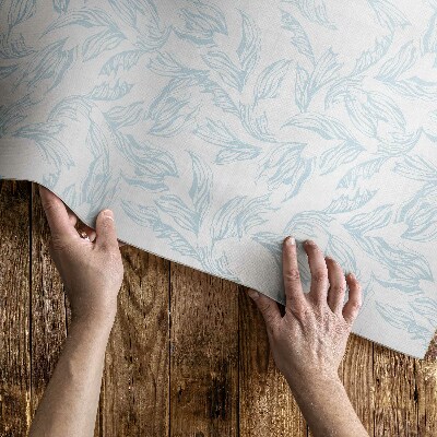 Tapis vinyle d’extérieur Croquis de feuilles vintage élégantes