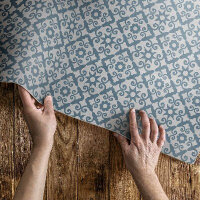 Tapis vinyle d’extérieur Carreaux décoratifs en mosaïque ornementale