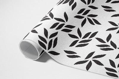 Tapis vinyle d’extérieur Motif de feuille minimaliste