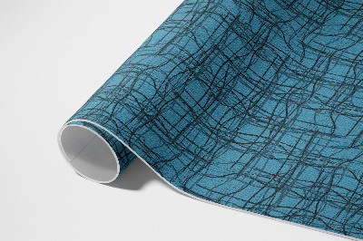 Tapis vinyle d’extérieur Motif de tissu avec des fils de tissu irréguliers