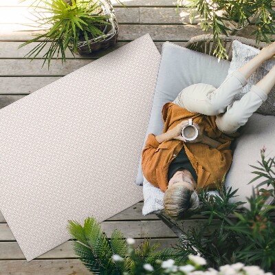 Tapis vinyle d’extérieur Une petite mosaïque aux couleurs pastel