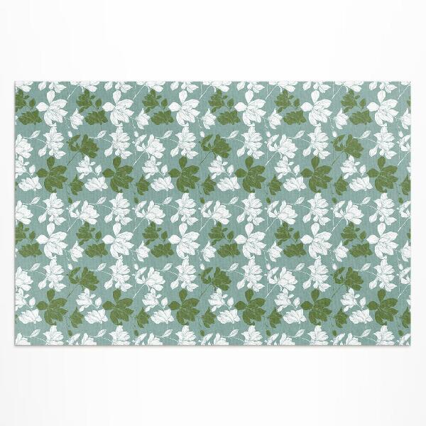 Tapis vinyle d’extérieur Motif floral subtil