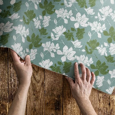 Tapis vinyle d’extérieur Motif floral subtil