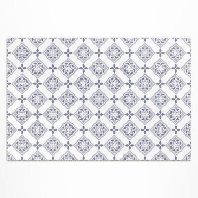 Tapis vinyle d’extérieur Carreaux décoratifs à motif élégant