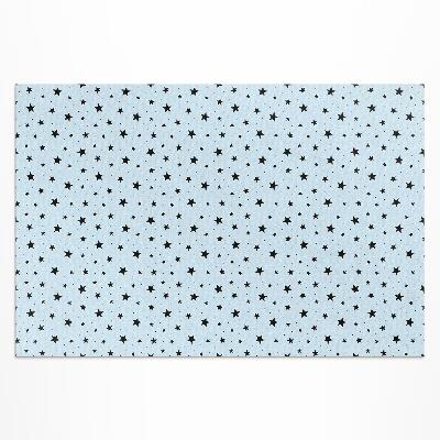 Tapis vinyle d’extérieur L'espace des minuscules étoiles noires