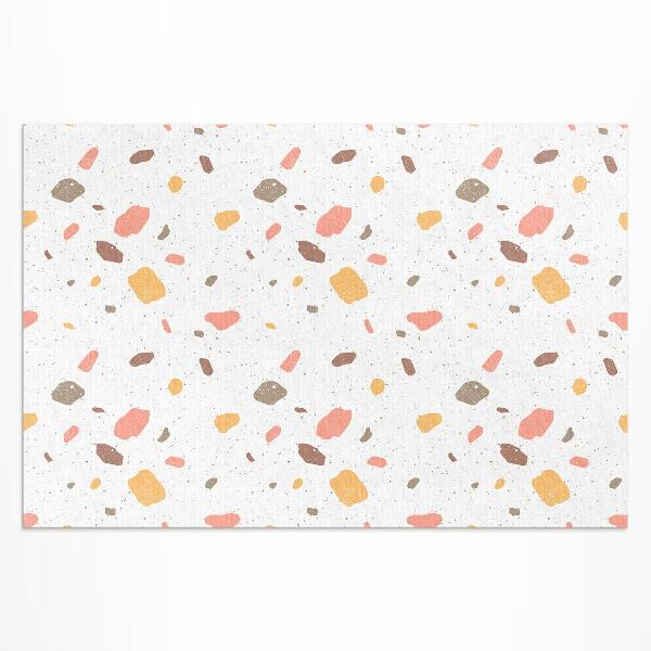 Tapis vinyle d’extérieur Dalle en grès pastel